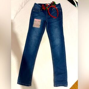 Beautiful Modern Stylish Pretty Cute Squeeze Denim Jeans Girls Sequin Headband